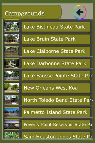 Louisiana State Campground And National Parks Guide screenshot 3