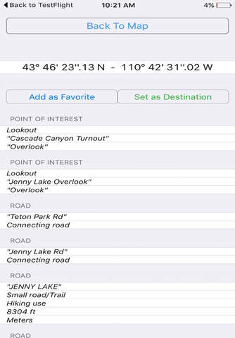 Grand Teton National Park - GPS Map Navigator screenshot 3