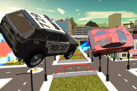 Flying Metropolitan Police Car Simulator screenshot 4