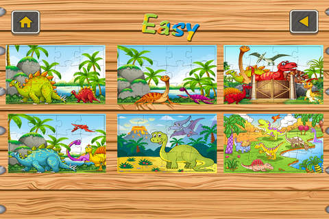 Little Dinosaur Jigsaw Puzzles Good Fun Leanrning screenshot 3