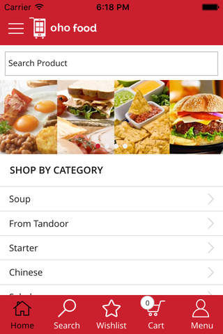 Oho Food App screenshot 2