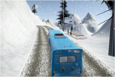 Hill Station Drive: Snow Bus pro screenshot 3