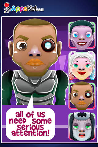 City Villain vs Super-Hero Nose Doctor – Asylum Squad Games for Kids Free screenshot 3