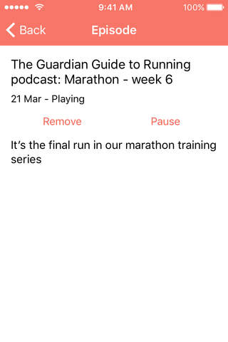 OneCast – “The Guardian Guide to Running podcast: Marathon” Edition screenshot 3