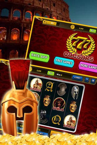 Caesars Slot Machines - Play Fortune 5-Reel Video Slots, Casino VIP 7's Max Bet Wheel screenshot 2