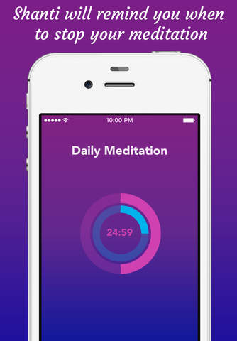 Shanti - Meditation Timer screenshot 4