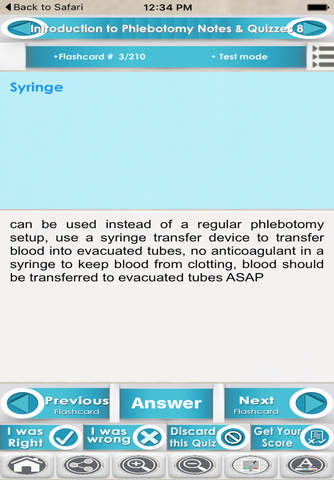 Introduction to Phlebotomy 4600 Flashcards screenshot 4