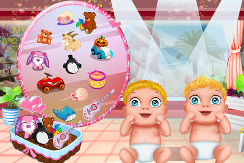 Fantasy Twins' Sweet Castle ——Beauty Makeup&Lovely Baby Care screenshot 2