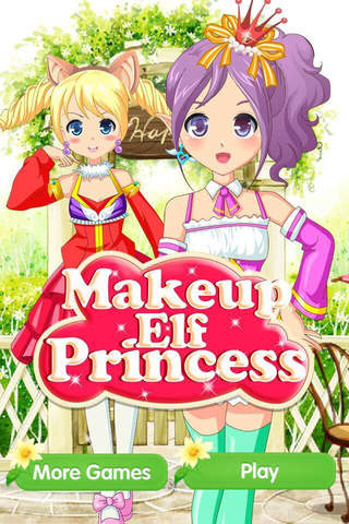 Makeup ELf Princess - Cutie Dressup Diary, Girl Free Games screenshot 2