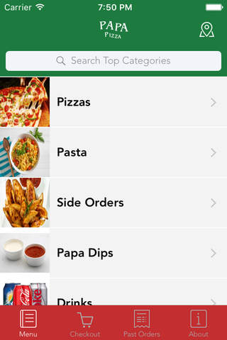Papa Pizza Ordering App screenshot 2