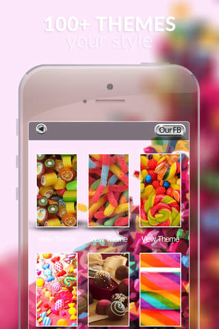 Wallpapers and Backgrounds Candy Themes : Pictures & Photo Gallery Studio screenshot 2