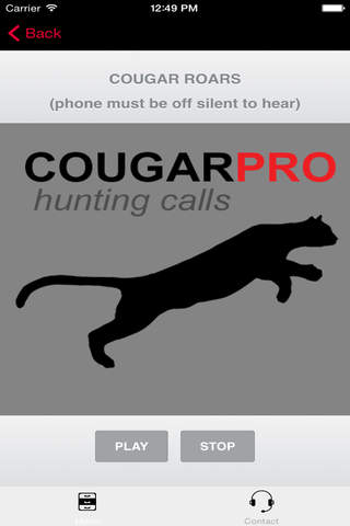 Predator Calls for Cougar Hunting screenshot 2