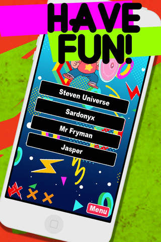 Super Quiz Character Game for Steven Universe screenshot 2