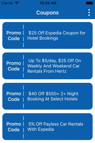 Com Coupons Partner for Expedia Hotels & Flights Central screenshot 2