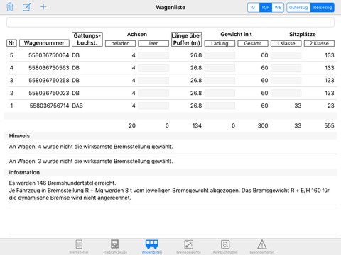 Brevomatik Lite - Erstellen von Wagenliste und Bremszettel screenshot 3