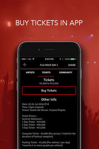 GigOut! - Discover Concerts in Asia screenshot 3