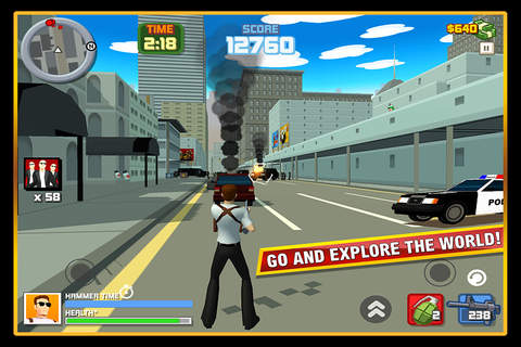 Crime City Real Action Mafia Simulator Theft kill Shooting Auto Sniper Games PRO screenshot 3