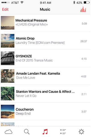 Музыка ВКонтакте - скачать музыку на iPhone screenshot 2