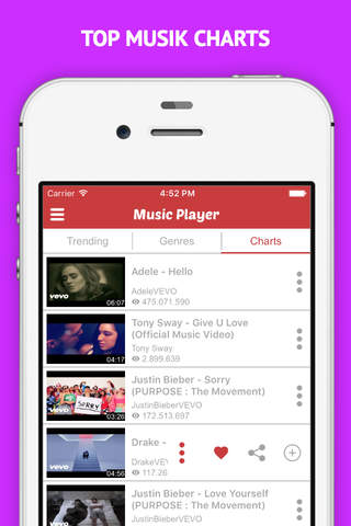 iMUSIC FREE MP3 Music Player & Video Tube Streamer screenshot 4