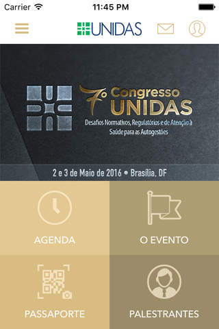 Screenshot of 7º Seminário UNIDAS