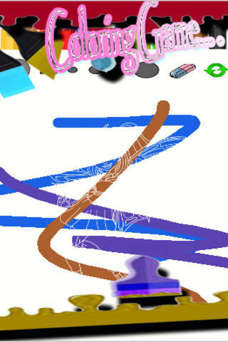 Paint Book Page Game App Monster Higt Edition screenshot 2