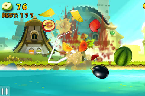 Fruit Cut- Pop Free Fruit Splash Games screenshot 4