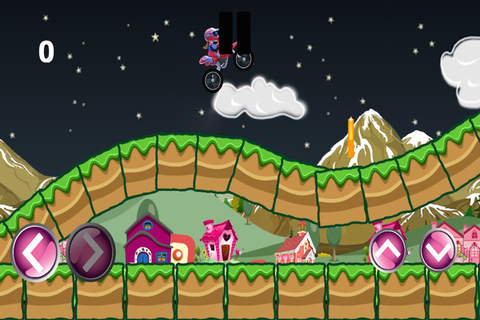 Uneven Road - Pink Girl Race screenshot 2