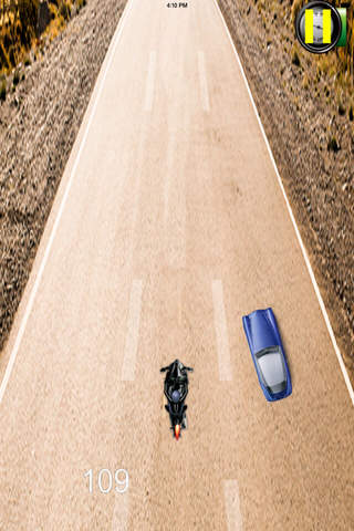 Dangerous And Fast Driving Of Motorcycle - Awesome Racing Highway Game screenshot 3