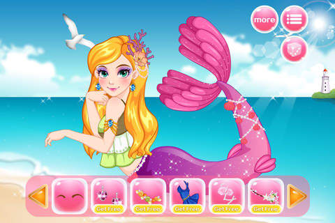 Barbie the Pearl Princess – Deep Sea Mermaid Makeup, Dress up and Makeover Game screenshot 4