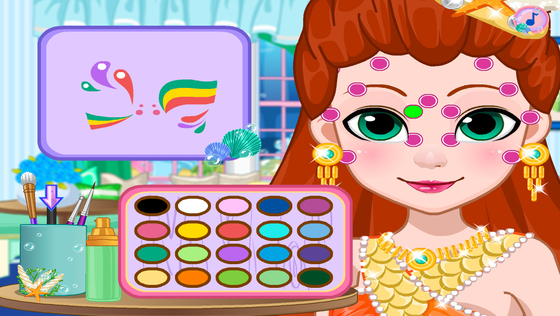 App Shopper Barbie Mermaid Game Face Painting Barbie doll Beauty