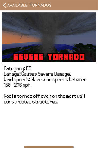 TORNADO MOD PRO - Reality Tornado Mods for Minecraft Game PC Guide Edition screenshot 4