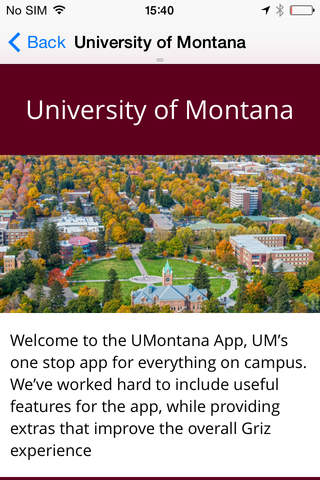 University of Montana screenshot 2