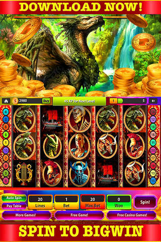777 Classic Casino Slots Of Dragon: Free Game HD screenshot 2