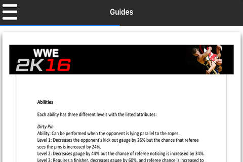 Pro Game - WWE 2K16 Version screenshot 2