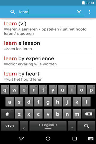 Dictionary Learn Language for Dutch screenshot 2