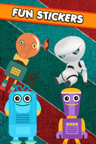 Battle Robot Sticker - Edit Pictures with Lovely Photo Stickers Editor screenshot 2