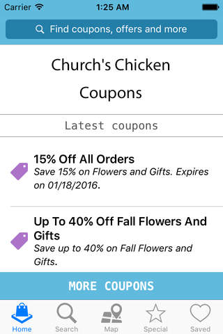 Coupons for Church's Chicken - Save up to 80% screenshot 2