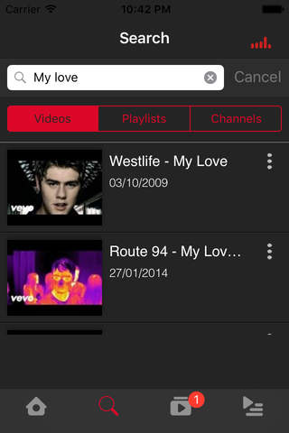 MxTube - Music Player & Smart Playlists for Youtube screenshot 2