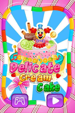 Delicate Cream Cake – Delicious Dessert Design and Decoration Game screenshot 4