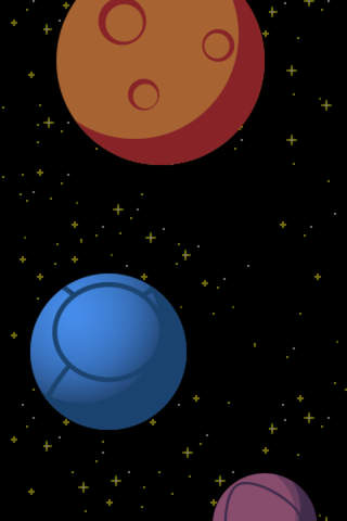 Planet jump -learn physics by simple space game screenshot 4