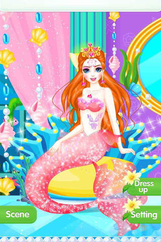 Fancy Miss Mermaid - Dressup & Makeover Girl Games Free screenshot 3
