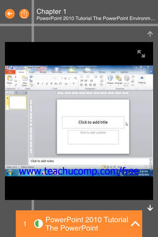 Easy To Use for Microsoft PowerPoint 2010 in HD screenshot 2