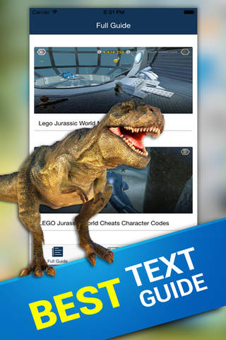 Cheats for LEGO Jurassic World Fans screenshot 2