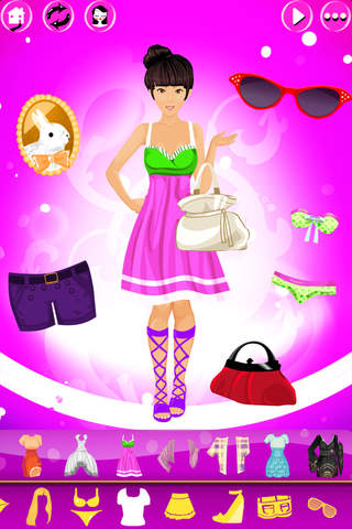 Beauty Dress Up & Makeover, Fun Free Games for Kids & Girls: virtual models & makeup screenshot 3