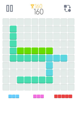 Color Block Puzzle - Steppy switch shape to chick fil a pants box app game screenshot 2