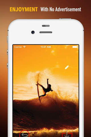 Surfing Wallpapers HD: Quotes Backgrounds with Art Pictures screenshot 2