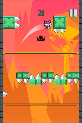 Leaf Jump - Wall Bender Arcade screenshot 2