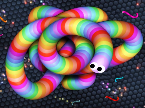 Скриншот из Rolling Snake.IO Dash - Anaconda Dab & Eat Color Dot