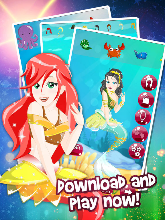 Mermaid Princess DressUp Salon Free Game For Girlsscreeshot 3