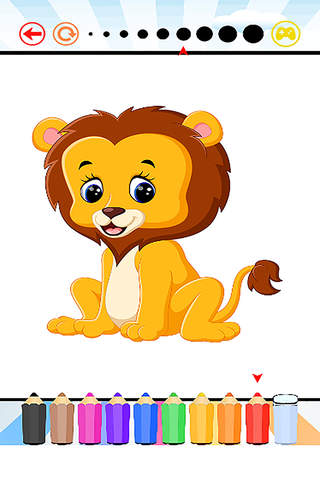 Cute Animals Coloring Book - Painting and Learning Games For Kids & Toddlers screenshot 3